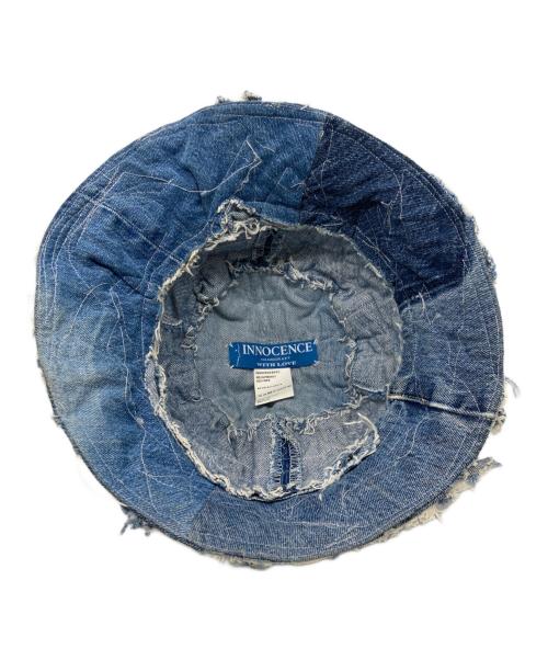 innocence（イノセンス）innocence (イノセンス) パッチワークデニムバケット インディゴ サイズ:FREEの古着・服飾アイテム