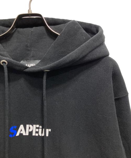SAPEur（サプール）SAPEur (サプール) ATMOS (アトモス) GEORGETOWN HEAD パーカー ブラック サイズ:Lの古着・服飾アイテム