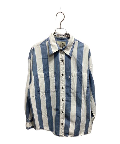 LEVI'S SILVERTAB（リーバイス シルバータブ）LEVI'S SILVERTAB (リーバイス シルバータブ) ストライプシャツ ホワイト×ブルー サイズ:Sの古着・服飾アイテム