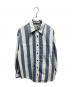 LEVI'S SILVERTAB（リーバイス シルバータブ）の古着「ストライプシャツ」｜ホワイト×ブルー