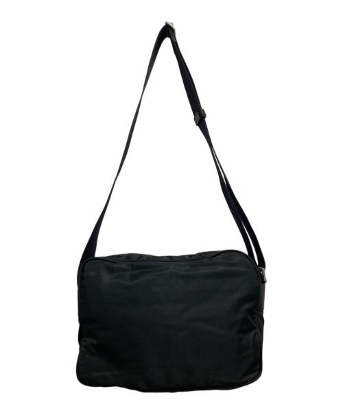 PRADA（プラダ）PRADA (プラダ) ナイロンショルダーバッグ ブラックの古着・服飾アイテム