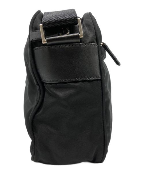 PRADA（プラダ）PRADA (プラダ) ナイロンショルダーバッグ ブラックの古着・服飾アイテム