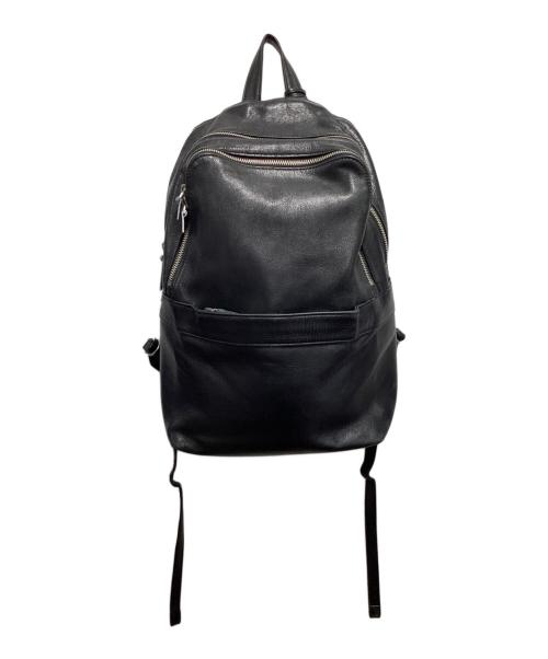 aniary（アニアリ）aniary (アニアリ) レザーリュック ブラックの古着・服飾アイテム