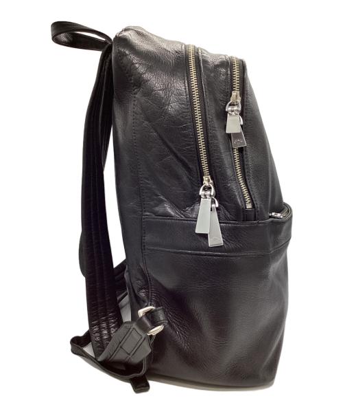 aniary（アニアリ）aniary (アニアリ) レザーリュック ブラックの古着・服飾アイテム