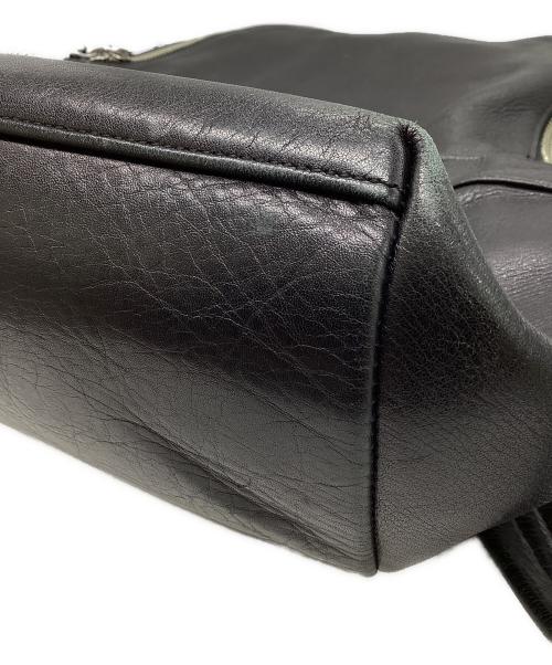 aniary（アニアリ）aniary (アニアリ) レザーリュック ブラックの古着・服飾アイテム