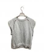 Saint Laurent Parisサンローランパリ）の古着「13SS エディ期ジップデザインスウェット」｜グレー