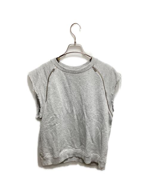 Saint Laurent Paris（サンローランパリ）Saint Laurent Paris (サンローランパリ) 13SS エディ期ジップデザインスウェット グレー サイズ:Ｌの古着・服飾アイテム