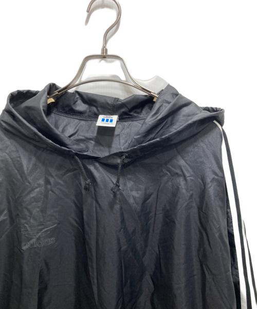 adidas（アディダス）adidas (アディダス) デサント90ｓナイロンプルオーバーパーカー ブラック サイズ:Lの古着・服飾アイテム
