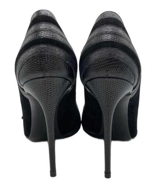 Salvatore Ferragamo（サルヴァトーレ フェラガモ）Salvatore Ferragamo (サルヴァトーレ フェラガモ) ガンチーニハイヒールパンプス ブラック サイズ:7 1/2の古着・服飾アイテム