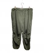SEDAN ALL-PURPOSEセダンオールパーパス）の古着「SS24 Tech Linen Over Pant」｜オリーブ
