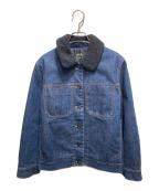 A.P.C.アーペーセー）の古着「襟ボアデニムジャケット」｜インディゴ