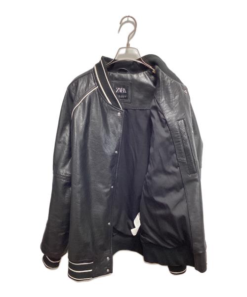 ZARA（ザラ）ZARA (ザラ) レザージャケット ブラック サイズ:Ｌの古着・服飾アイテム