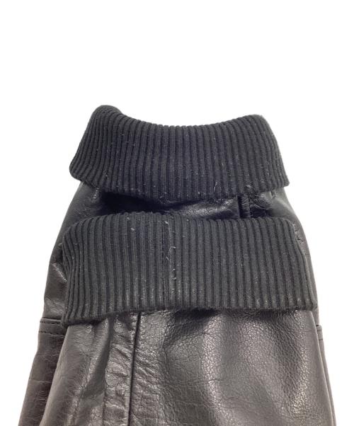 ZARA（ザラ）ZARA (ザラ) レザージャケット ブラック サイズ:Ｌの古着・服飾アイテム