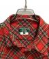 中古・古着 COMME des GARCONS HOMME PLUS EVERGREEN (コムデギャルソンオムプリュスエバーグリーン) 2006AW バイアスチェック シャツ レッド サイズ:Ｓ：12000円