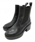 COACHコーチ）の古着「キンスリーサイドゴアヒールブーツ」｜ブラック