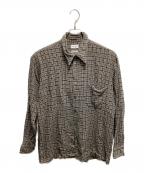 Paul Smith Londonポールスミスロンドン）の古着「チェックネルシャツ」｜カーキ×ピンク