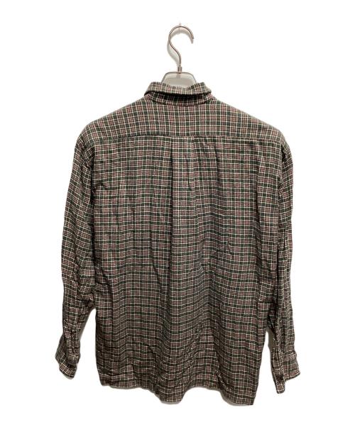 Paul Smith London（ポールスミスロンドン）Paul Smith London (ポールスミスロンドン) チェックネルシャツ カーキ×ピンク サイズ:不明の古着・服飾アイテム