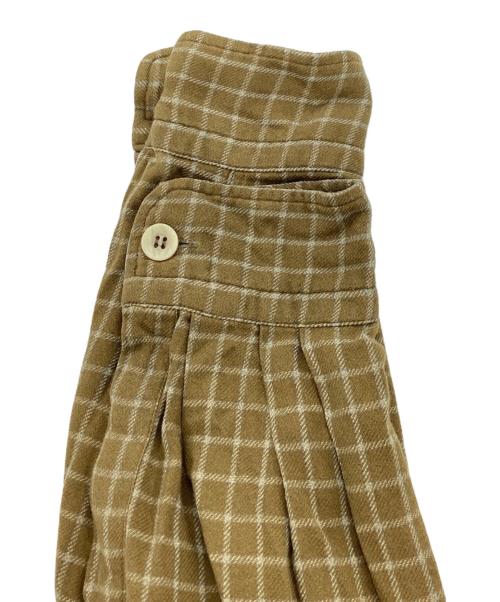 GIORGIO ARMANI LE COLLEZIONI（ジョルジオアルマーニ）GIORGIO ARMANI LE COLLEZIONI (ジョルジオアルマーニ) ヴィンテージチェックシャツ ブラウン サイズ:39の古着・服飾アイテム