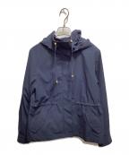 JUSGLITTYジャスグリッティー）の古着「ショートブルゾン」｜ネイビー