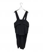 ENFOLDエンフォルド）の古着「ジャンパースカート」｜ブラック