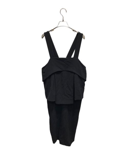 ENFOLD（エンフォルド）ENFOLD (エンフォルド) ジャンパースカート ブラック サイズ:38の古着・服飾アイテム