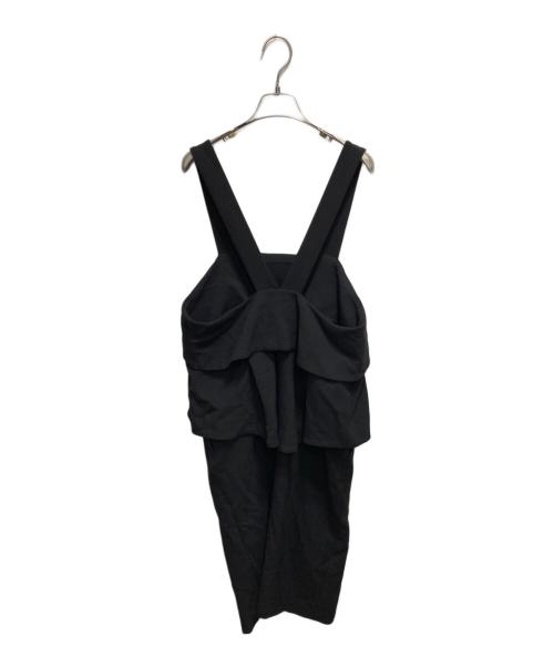 ENFOLD（エンフォルド）ENFOLD (エンフォルド) ジャンパースカート ブラック サイズ:38の古着・服飾アイテム