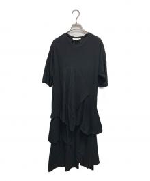 ENFOLD（エンフォルド）の古着「コットンレイヤードワンピース」｜ブラック