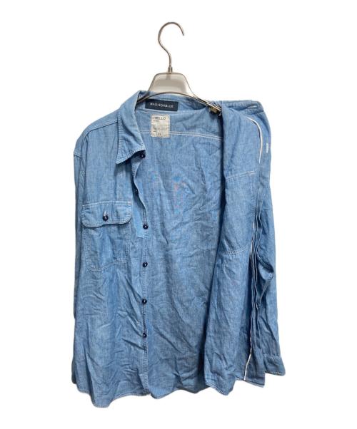 MADISON BLUE（マディソンブルー）MADISON BLUE (マディソンブルー) HAMPTON シャンブレーシャツ インディゴ サイズ:Sの古着・服飾アイテム