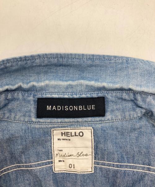 MADISON BLUE（マディソンブルー）MADISON BLUE (マディソンブルー) HAMPTON シャンブレーシャツ インディゴ サイズ:Sの古着・服飾アイテム
