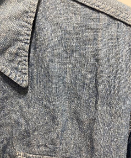 MADISON BLUE（マディソンブルー）MADISON BLUE (マディソンブルー) HAMPTON シャンブレーシャツ インディゴ サイズ:Sの古着・服飾アイテム