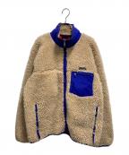 Patagoniaパタゴニア）の古着「00ｓUSA製クラシックレトロ パイルカーディガン」｜ベージュ