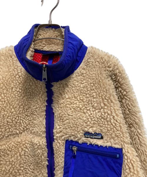 Patagonia（パタゴニア）Patagonia (パタゴニア) 00ｓUSA製クラシックレトロ パイルカーディガン ベージュ サイズ:Lの古着・服飾アイテム