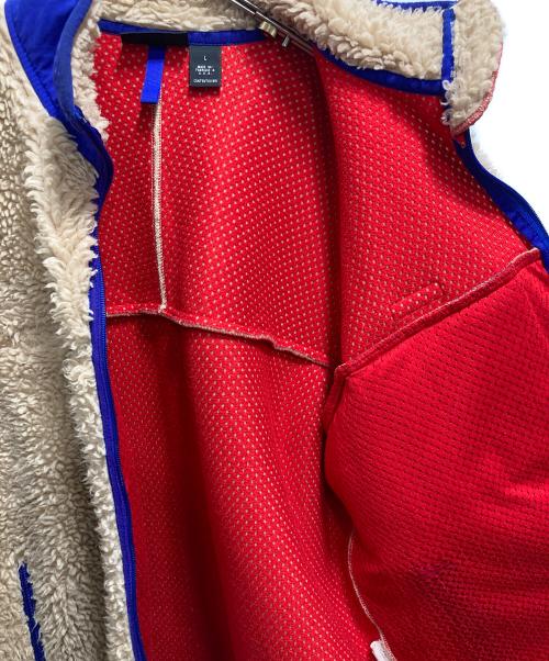 Patagonia（パタゴニア）Patagonia (パタゴニア) 00ｓUSA製クラシックレトロ パイルカーディガン ベージュ サイズ:Lの古着・服飾アイテム