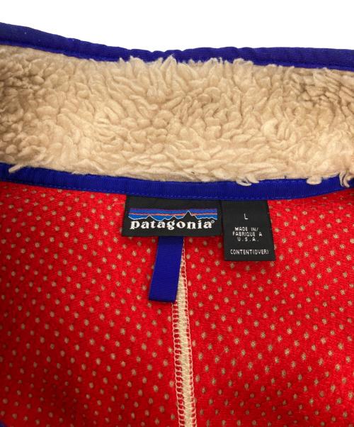 Patagonia（パタゴニア）Patagonia (パタゴニア) 00ｓUSA製クラシックレトロ パイルカーディガン ベージュ サイズ:Lの古着・服飾アイテム