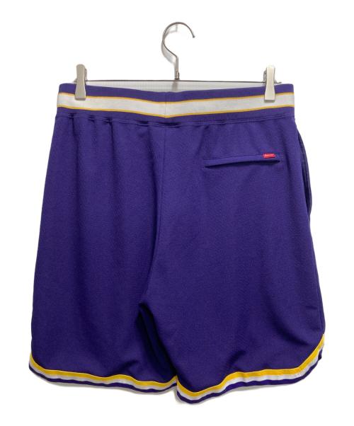 SUPREME（シュプリーム）SUPREME (シュプリーム) 22SS Faux Croc Basketball Short パープル サイズ:Sの古着・服飾アイテム