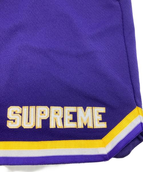 SUPREME（シュプリーム）SUPREME (シュプリーム) 22SS Faux Croc Basketball Short パープル サイズ:Sの古着・服飾アイテム
