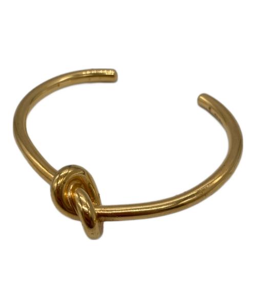 CELINE（セリーヌ）CELINE (セリーヌ) ノットバングル S ゴールドの古着・服飾アイテム