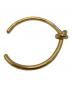 CELINE (セリーヌ) ノットバングル S ゴールド：19000円