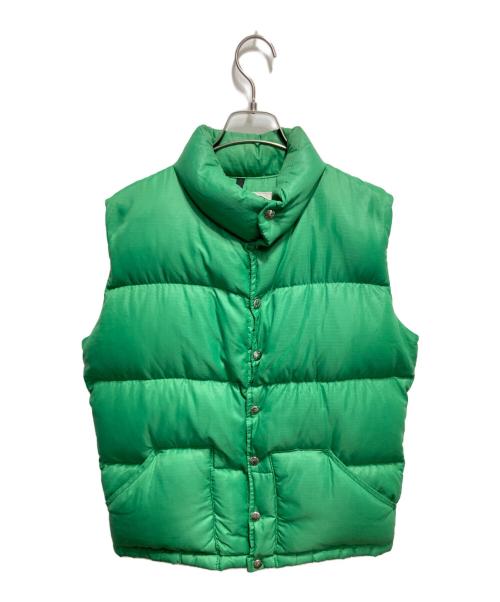 THE NORTH FACE（ザ ノース フェイス）THE NORTH FACE (ザ ノース フェイス) USA製 80's 茶タグダウンベスト グリーン サイズ:Ｓの古着・服飾アイテム