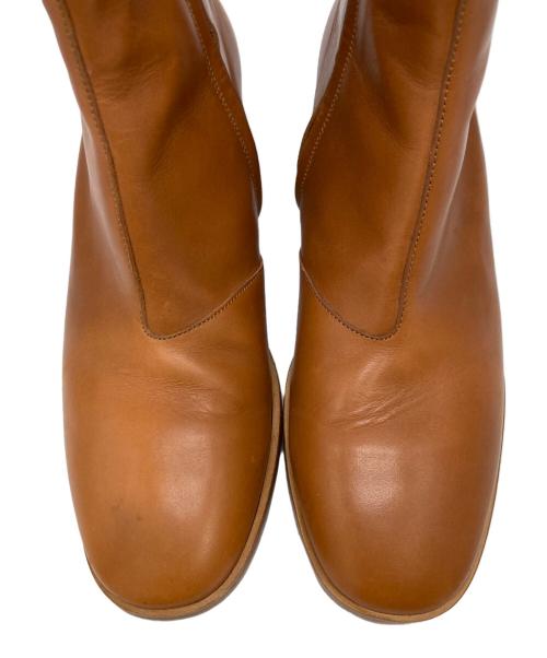 ROBERT CLERGERIE（ロベール・クレジュリー）ROBERT CLERGERIE (ロベール・クレジュリー) サイドジップブーツ ブラウン サイズ:38の古着・服飾アイテム