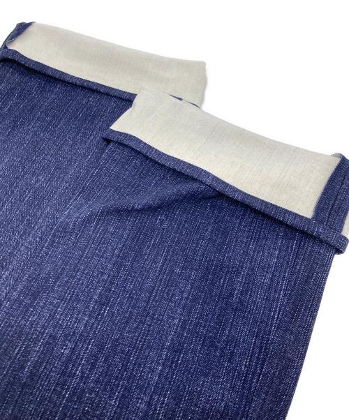 LEONARD SPORT（レオナール スポーツ）LEONARD SPORT (レオナール スポーツ) 転写トロンプルイユプリントパンツ インディゴ サイズ:38の古着・服飾アイテム