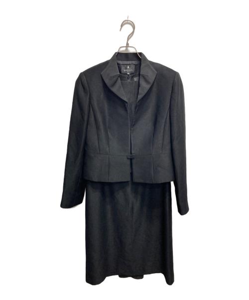 LANVIN NOIR（ランバン ノワール）LANVIN NOIR (ランバン ノワール) フォーマルセットアップワンピース ブラック サイズ:40の古着・服飾アイテム