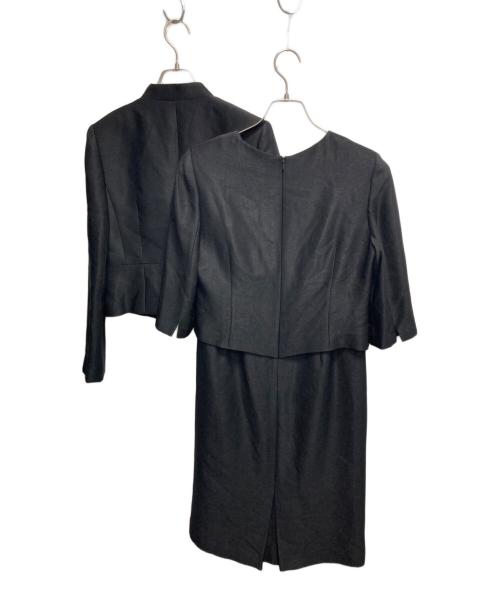 LANVIN NOIR（ランバン ノワール）LANVIN NOIR (ランバン ノワール) フォーマルセットアップワンピース ブラック サイズ:40の古着・服飾アイテム