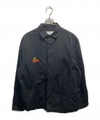 POLeRポーラー）の古着「刺繍シャツジャケット」｜ブラック