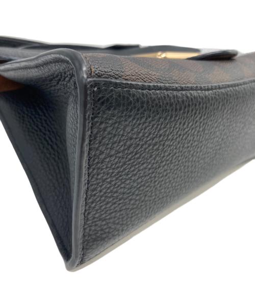 COACH（コーチ）COACH (コーチ) ペッパー サッチェル シグネチャー キャンバス ブラウンの古着・服飾アイテム