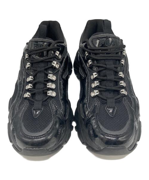 FILA（フィラ）FILA (フィラ) ADRER INTERATION LIGHT 厚底スニーカー ブラック サイズ:27の古着・服飾アイテム