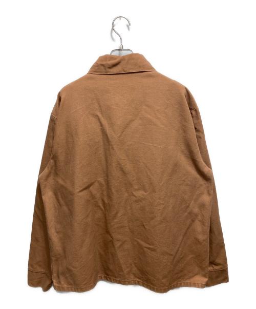 Pointer（ポインター）Pointer (ポインター) USA製ダック地カバーオール ブラウン サイズ:Mの古着・服飾アイテム