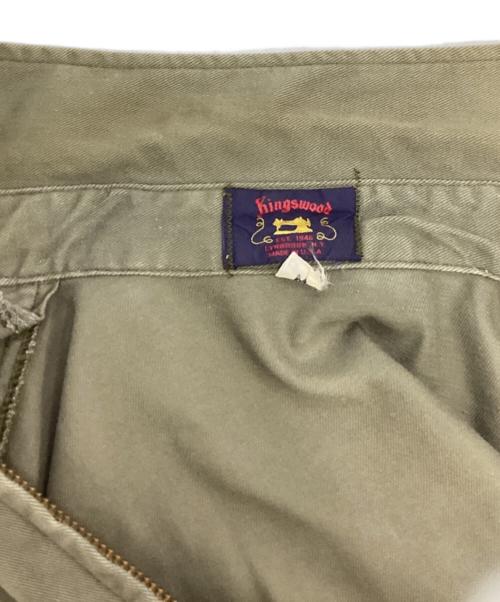 KINGSWOOD（キングスウッド）KINGSWOOD (キングスウッド) USA製 ハリントンジャケット カーキ サイズ:Ⅿの古着・服飾アイテム