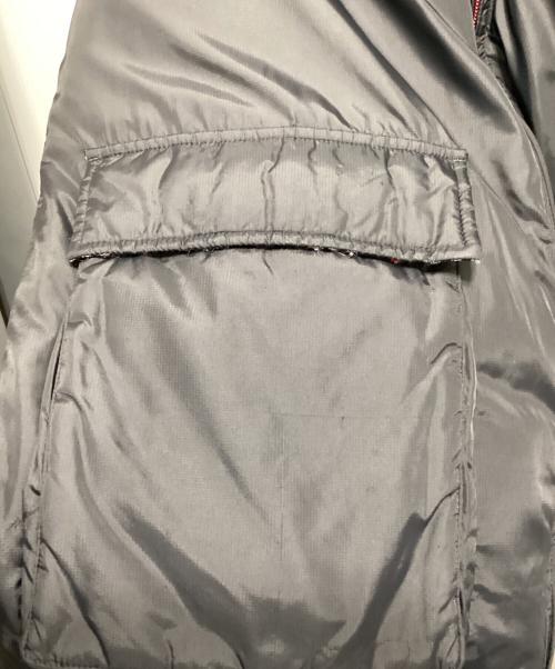 BURBERRY BLACK LABEL（バーバリーブラックレーベル）BURBERRY BLACK LABEL (バーバリーブラックレーベル) フードノバチェックダウンコート ブラック サイズ:Ⅼの古着・服飾アイテム