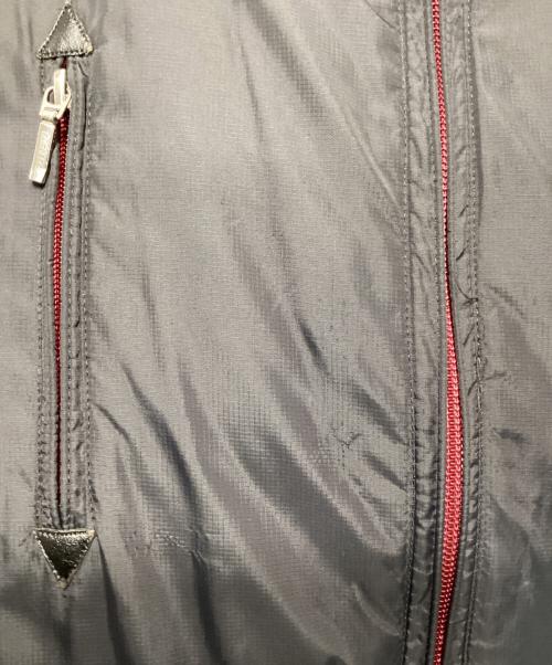 BURBERRY BLACK LABEL（バーバリーブラックレーベル）BURBERRY BLACK LABEL (バーバリーブラックレーベル) フードノバチェックダウンコート ブラック サイズ:Ⅼの古着・服飾アイテム